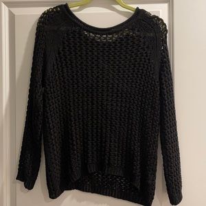 H&M Knit Crochet Sweater Sz s